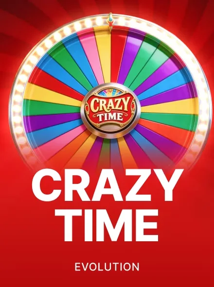 Crazy Time, rueda de colores de Evolution en vivo
